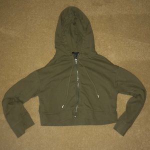 Green Zip-Up Hoodie